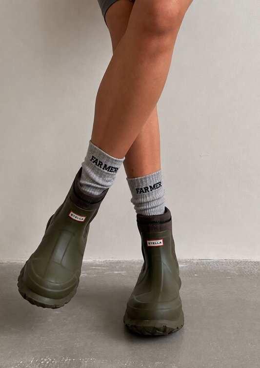 FARMER By Whitney - Grey Gelding Socks