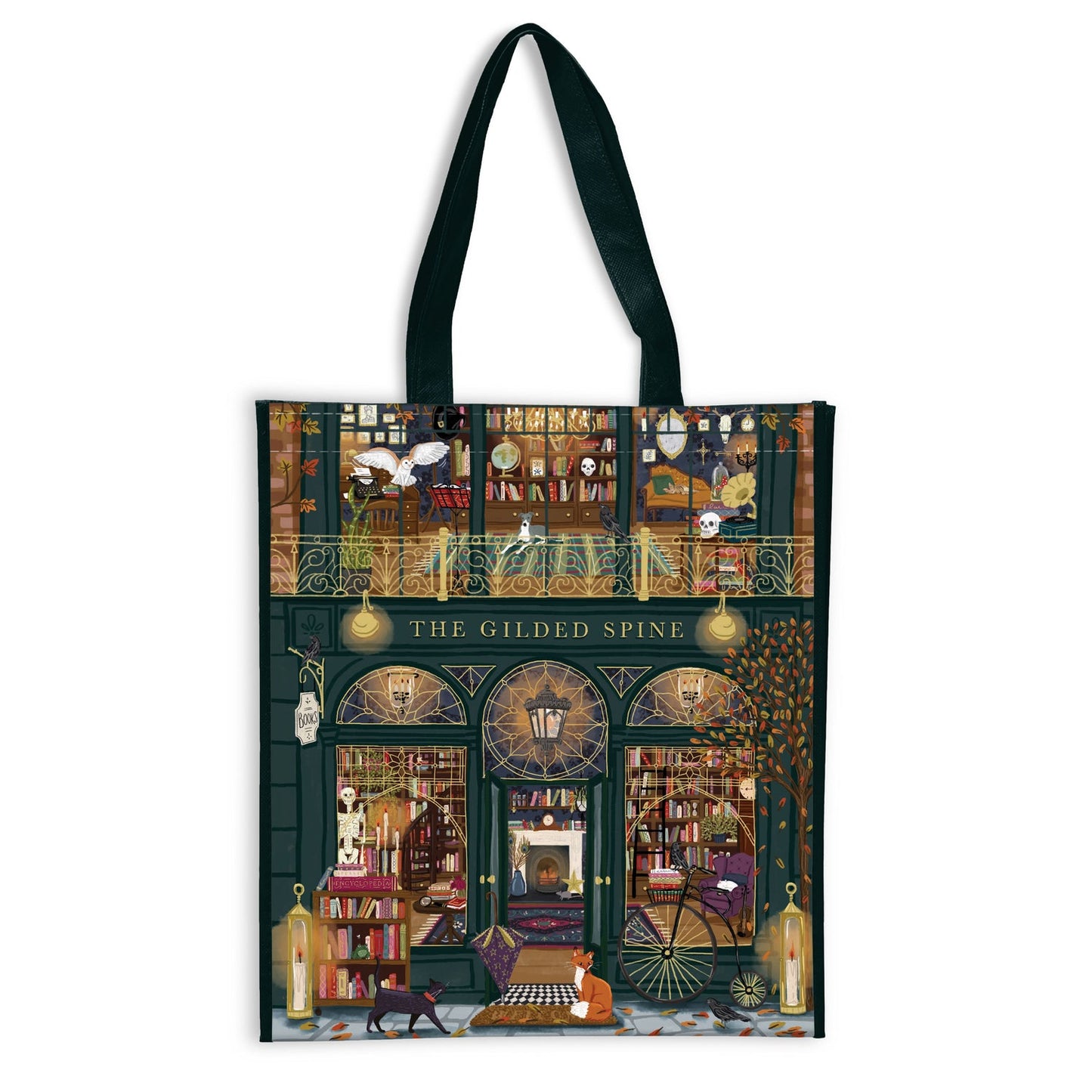 Galison - Gilded Spine Reusable Shopping Bag