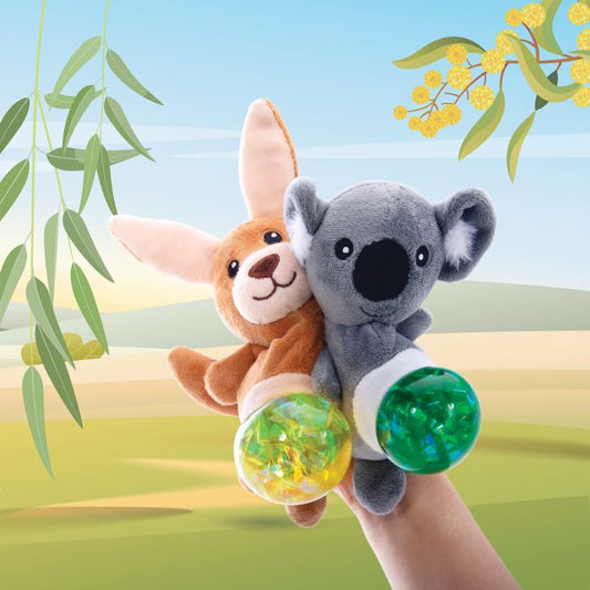 Aussie Animals - Squish a Ball - Kangaroo + Koala