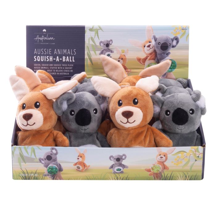 Aussie Animals - Squish a Ball - Kangaroo + Koala