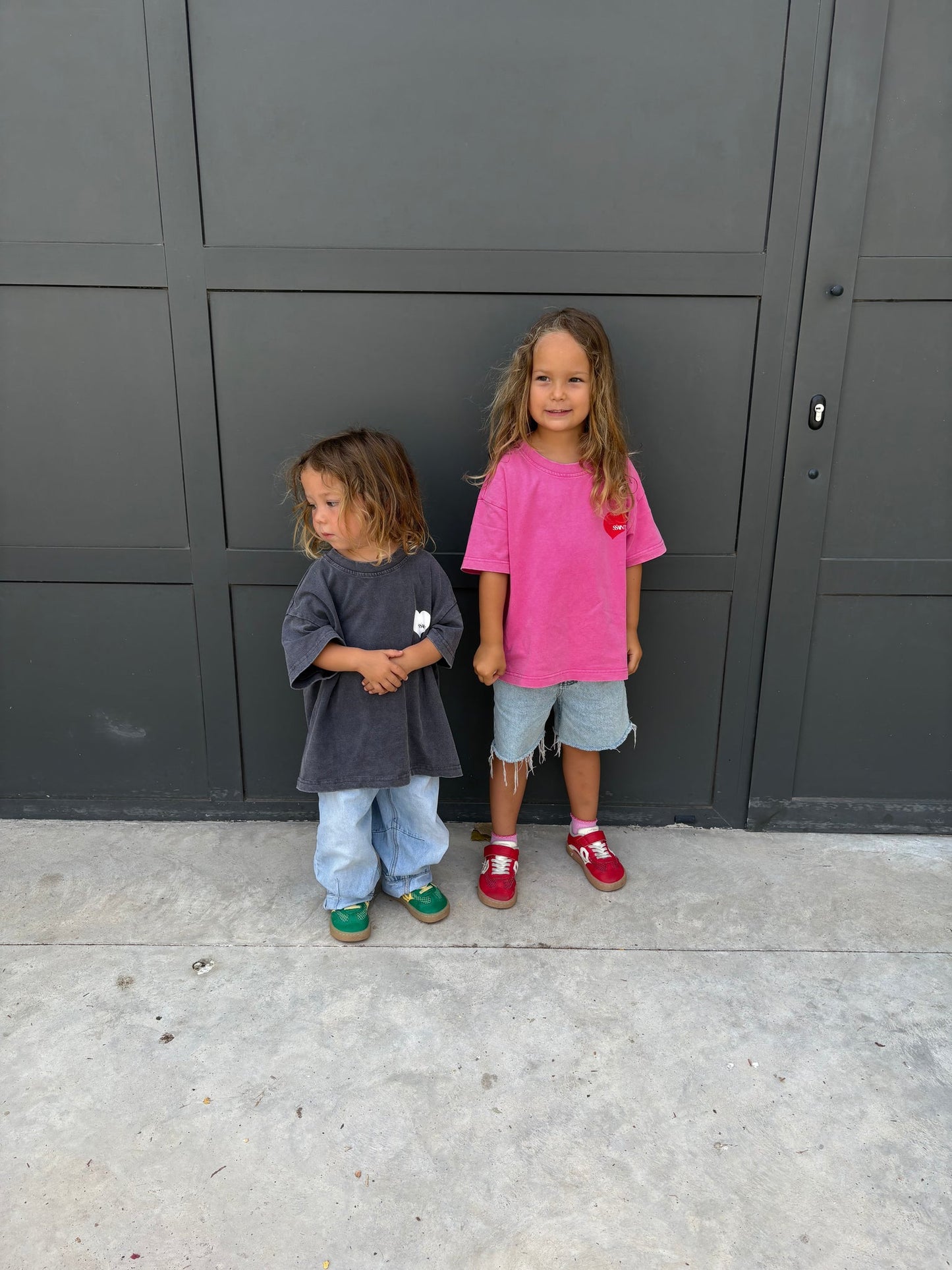Ssaint Apparel - Heart Tee - Pink - Kids
