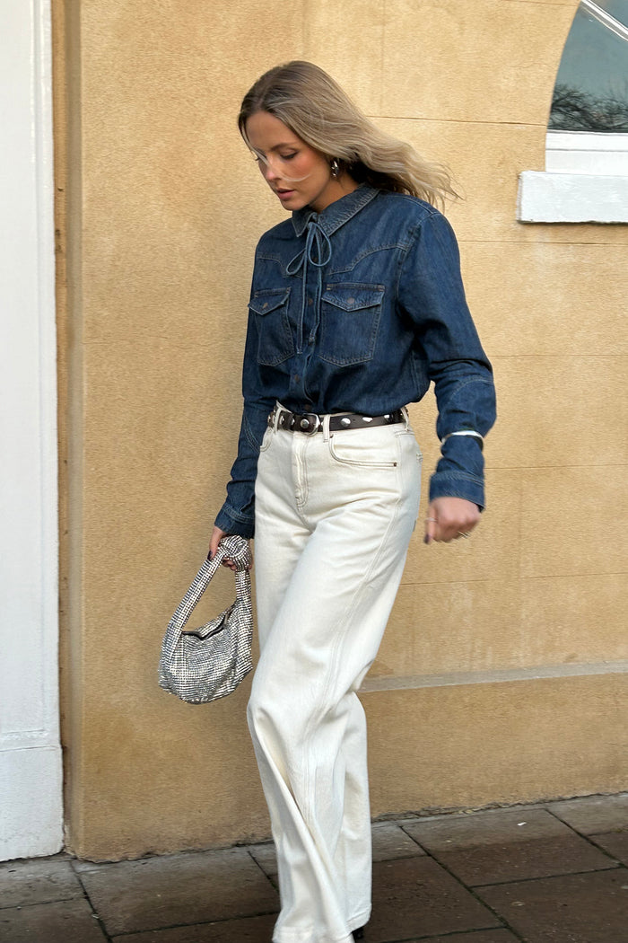 Seventy + Mochi - Mia Shirt - Idaho Vintage Denim