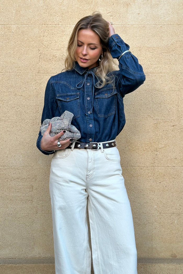Seventy + Mochi - Mia Shirt - Idaho Vintage Denim
