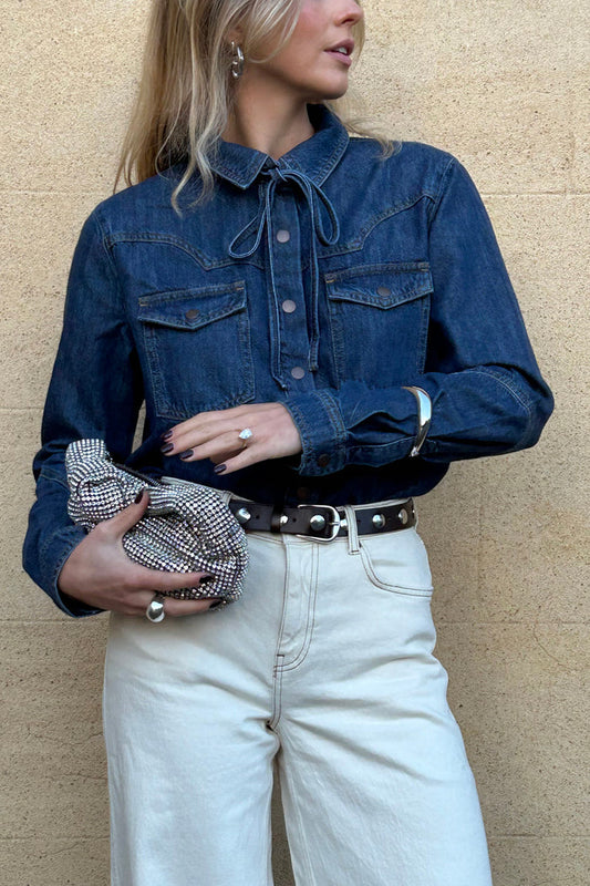 Seventy + Mochi - Mia Shirt - Idaho Vintage Denim