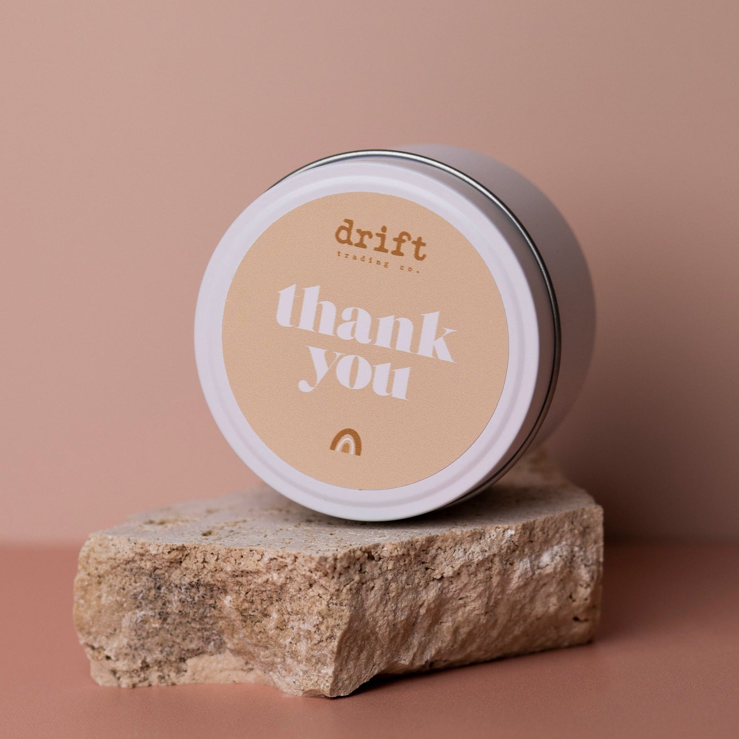 Drift - White Tin Candle - Quote Candles - Teacher & Christmas