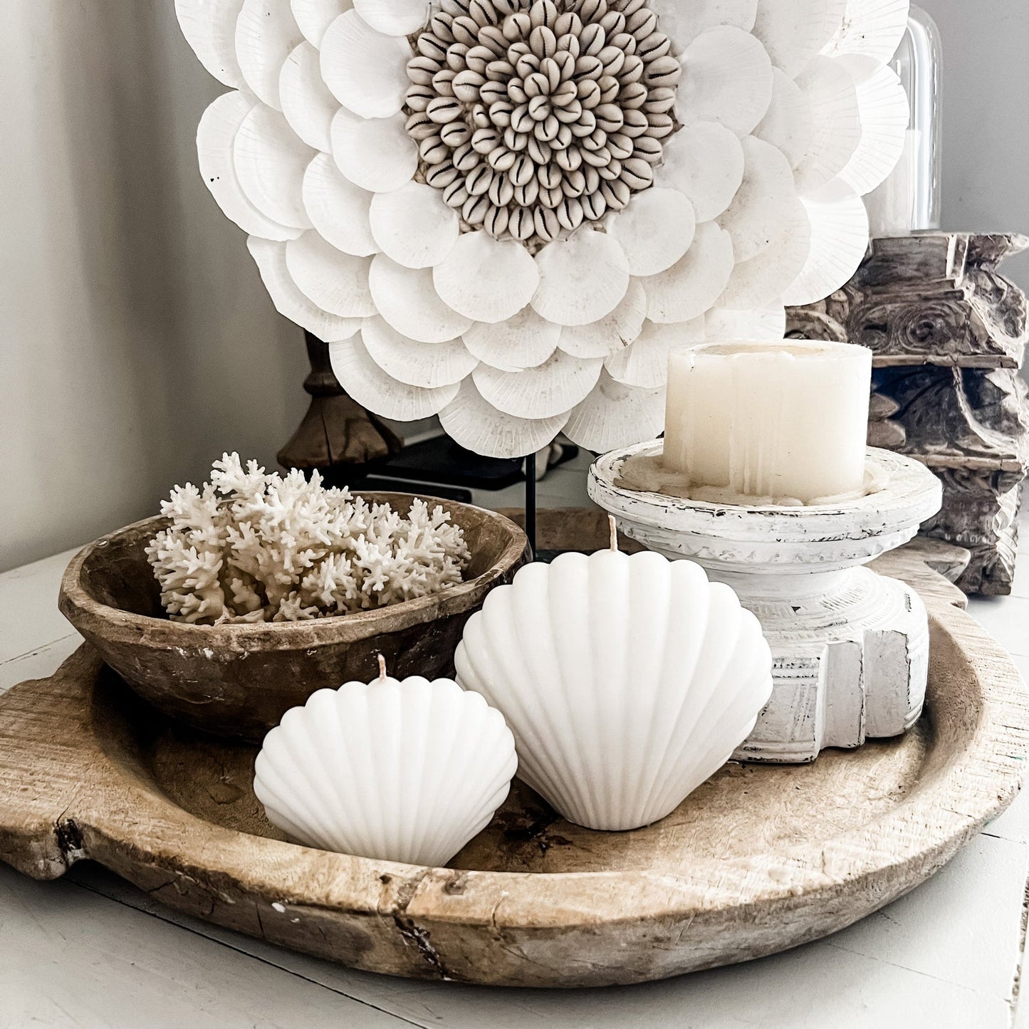 Bahamas Shell Candle