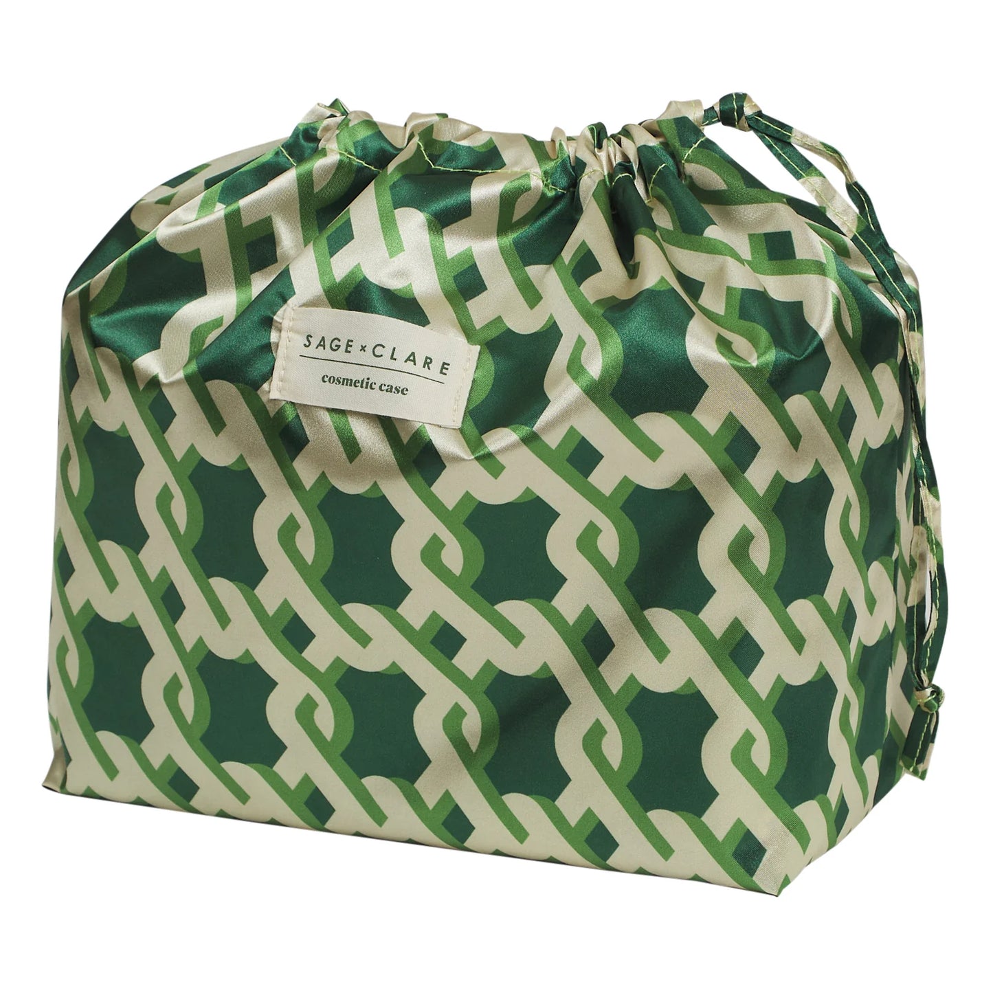 Sage X Clare - Delphine Large Vanity Case - Anise