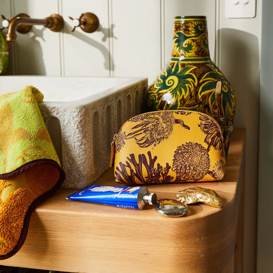 Sage X Clare - Delphine Cosmetic Pouch - Dune