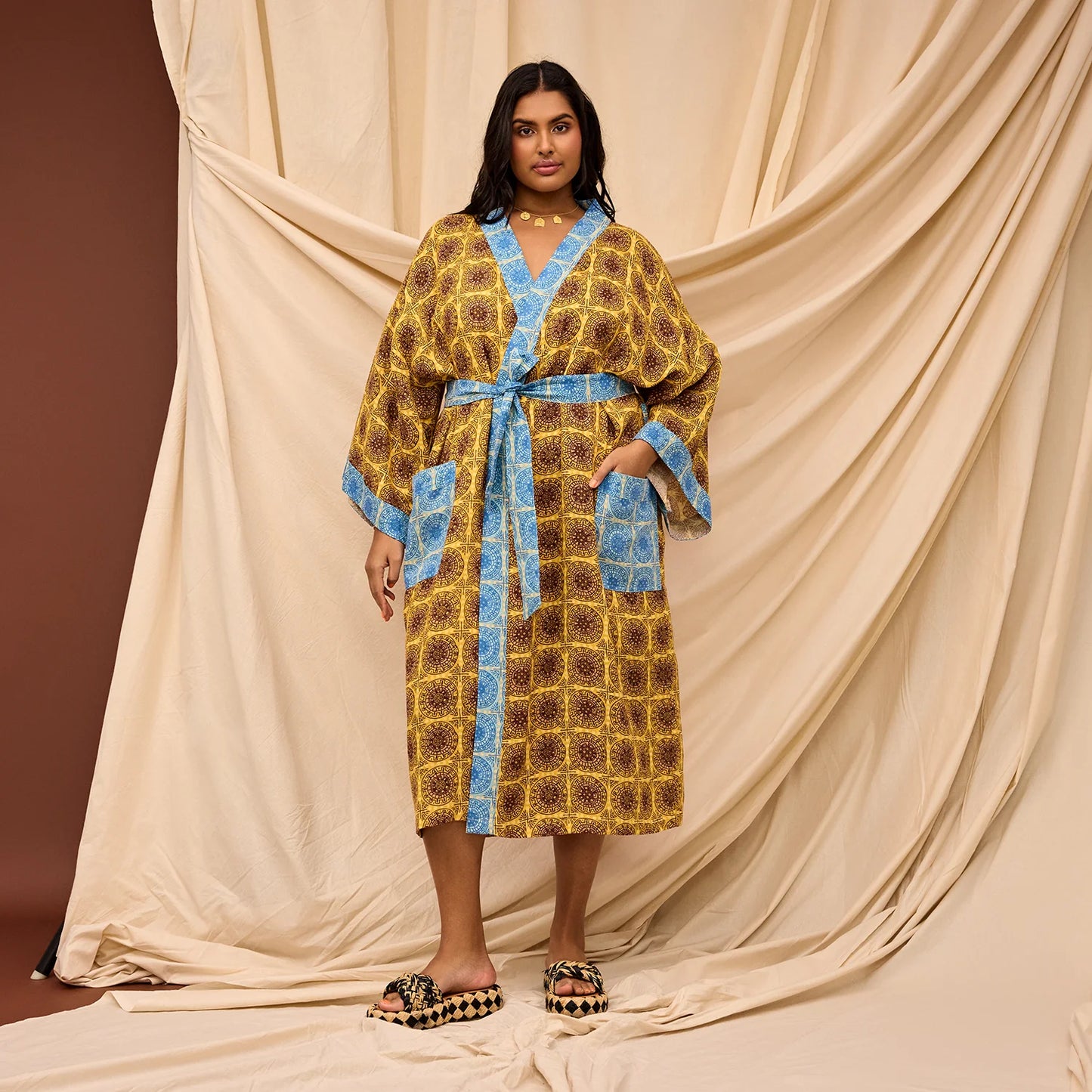 Sage X Clare - Gabriella Cotton Robe