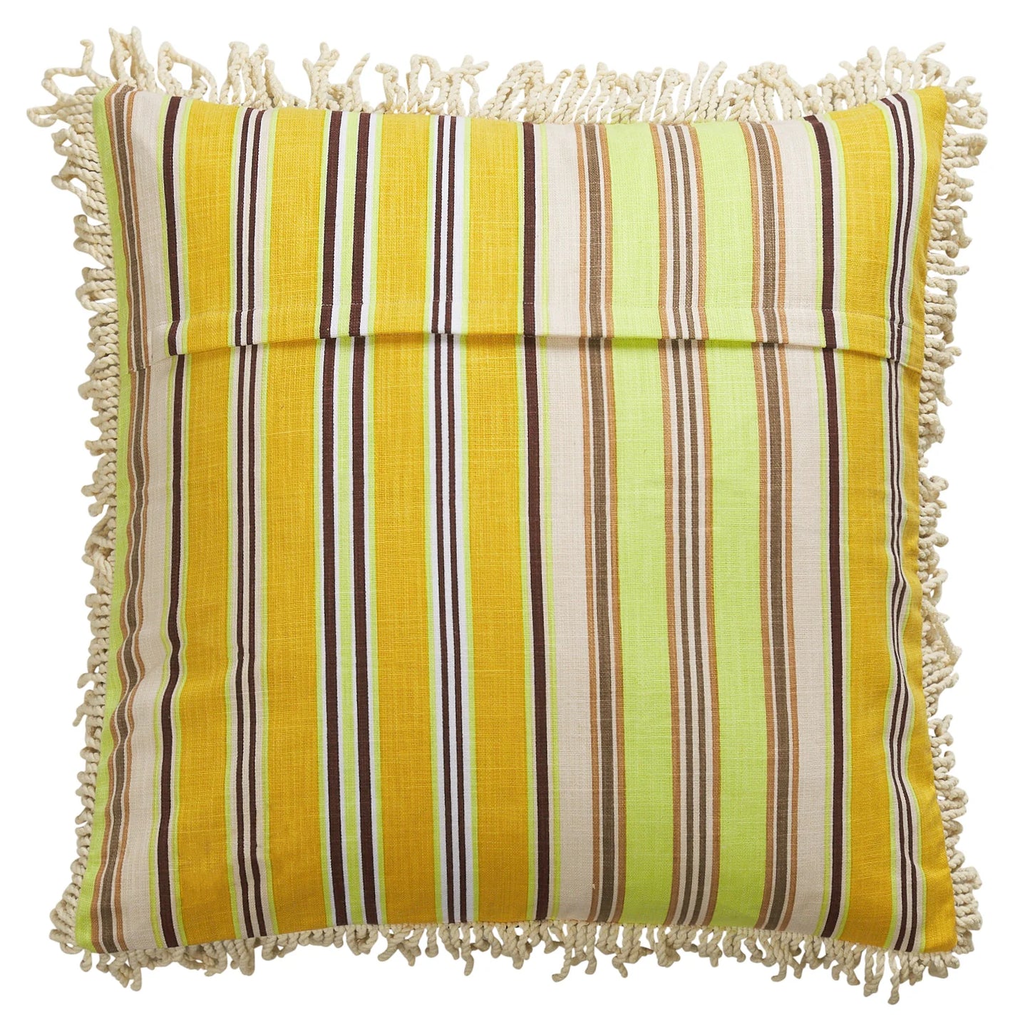 Sage X Clare - Margaret Fringe Cushion - Clay