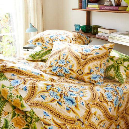 Sage X Clare - Margaret Cotton Pillowcase Set - Clay - Standard