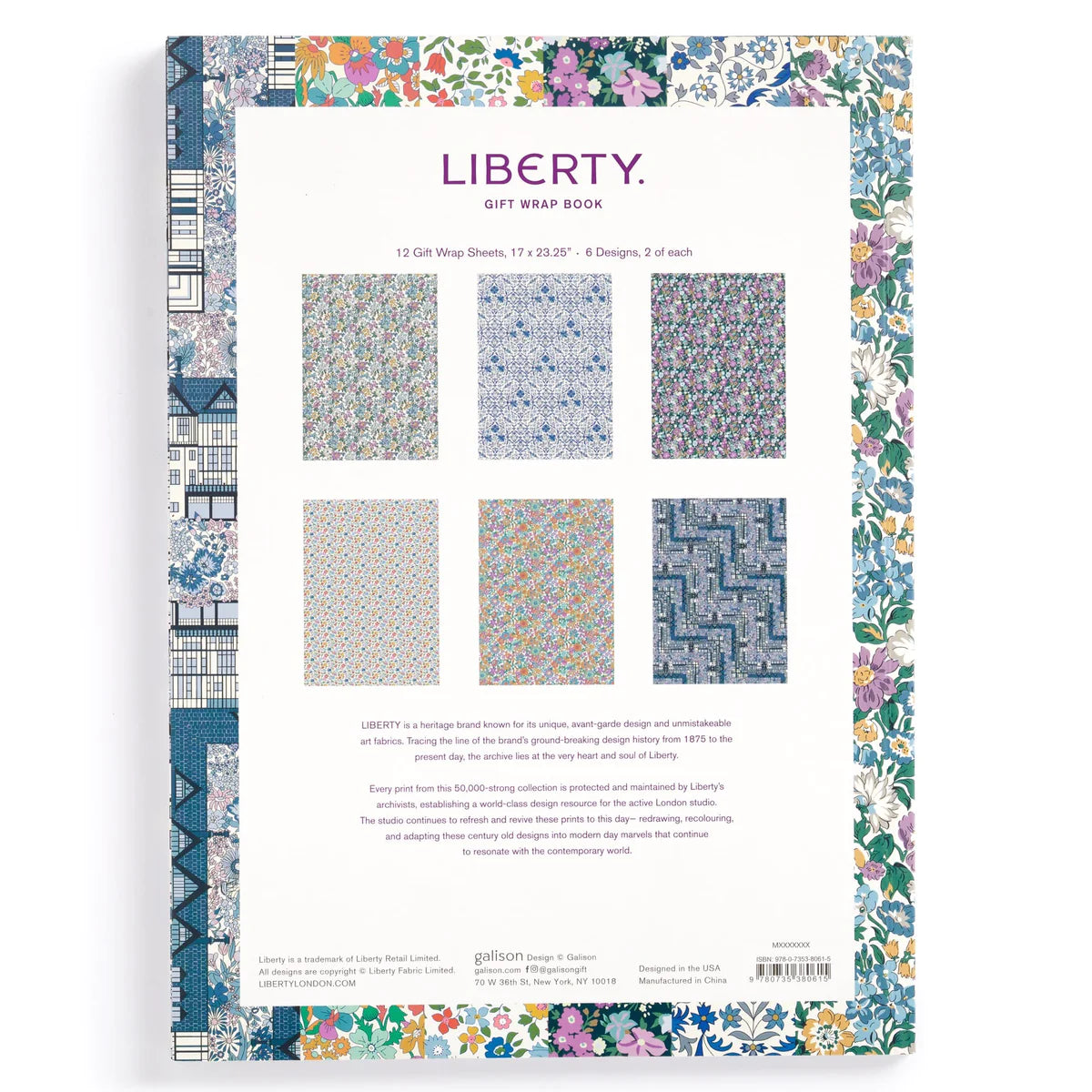 Gift Wrap Book - 12 Sheets