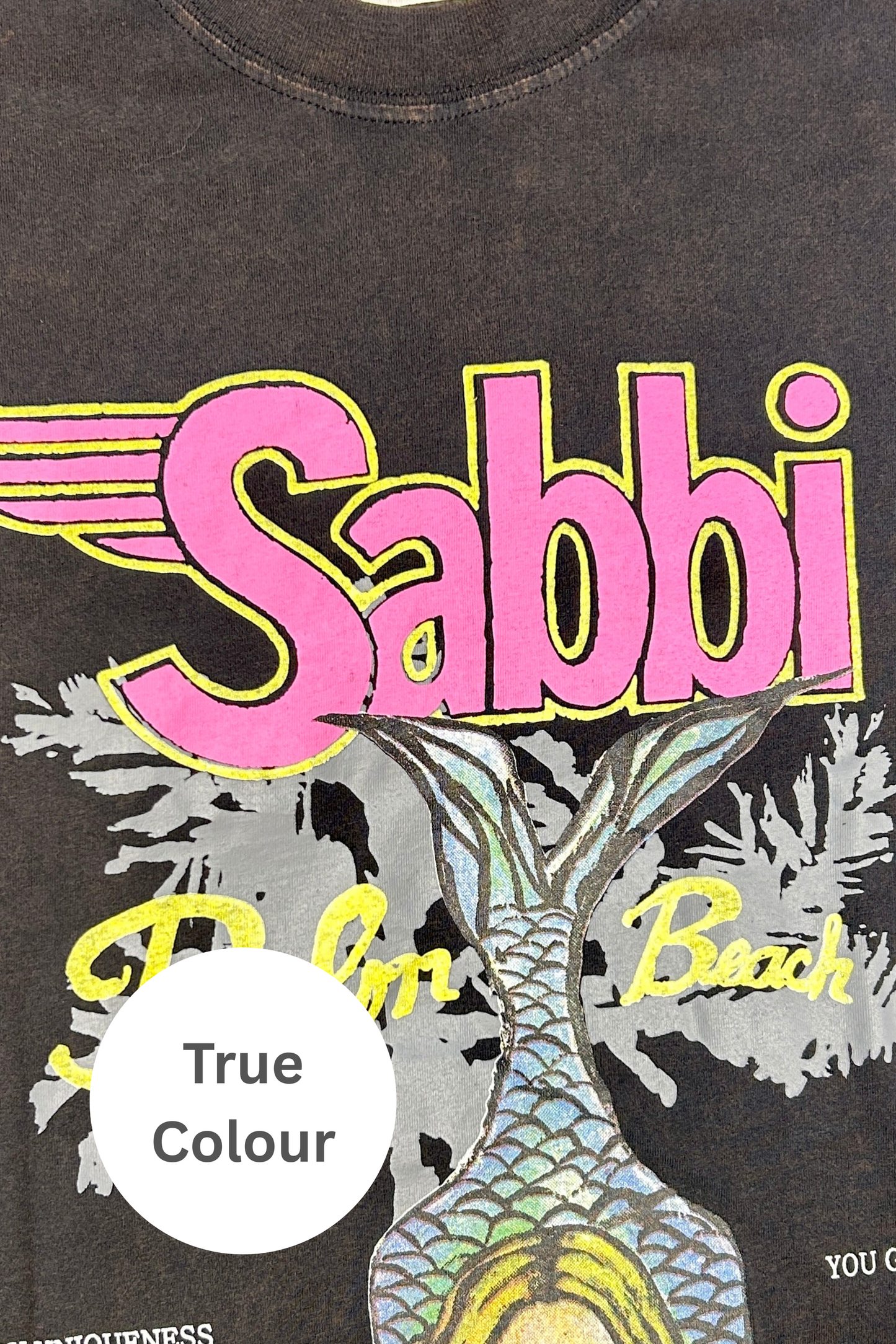Sabbi - The Very Oversized - Life Is Short Tee - Black - ETA 6/2/26