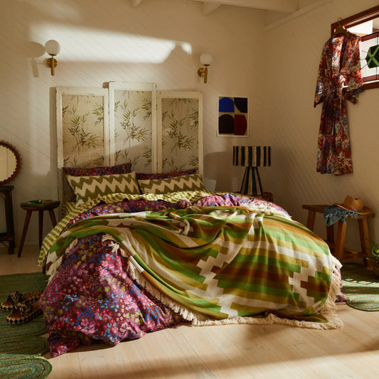 Sage X Clare - Nisha Knit Blanket - Reed