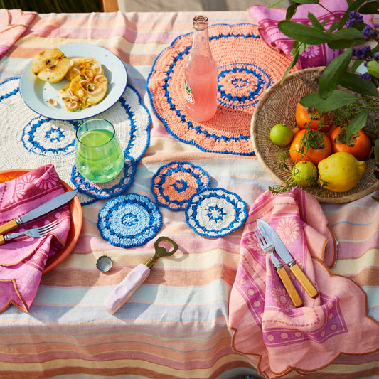 Sage X Clare - Aditi Crochet Coasters