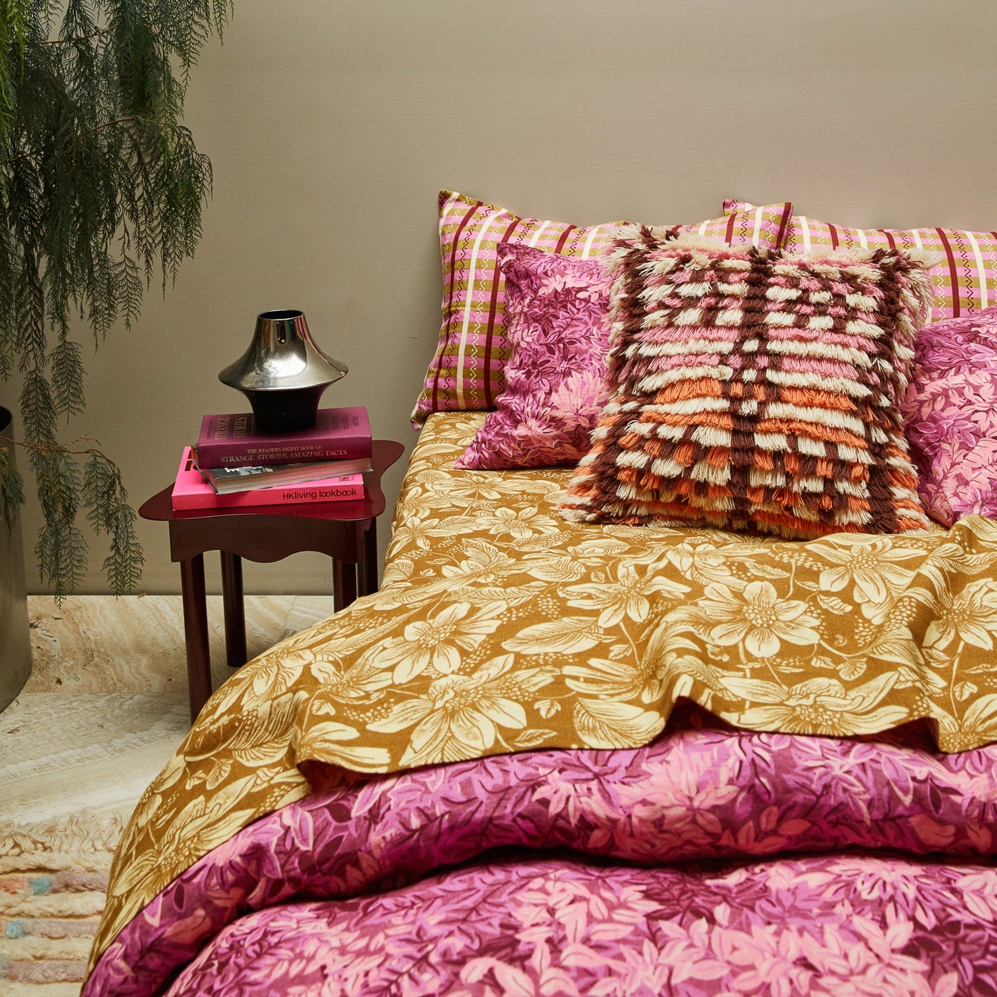 Sage X Clare - Saanvi Tufted Cushion - Desert