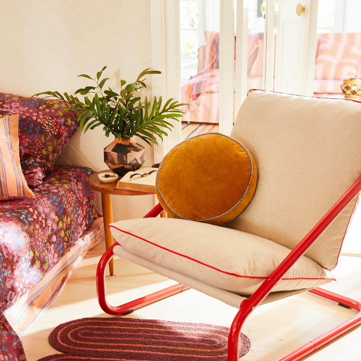 Sage X Clare - Castilo Round Velvet Cushions