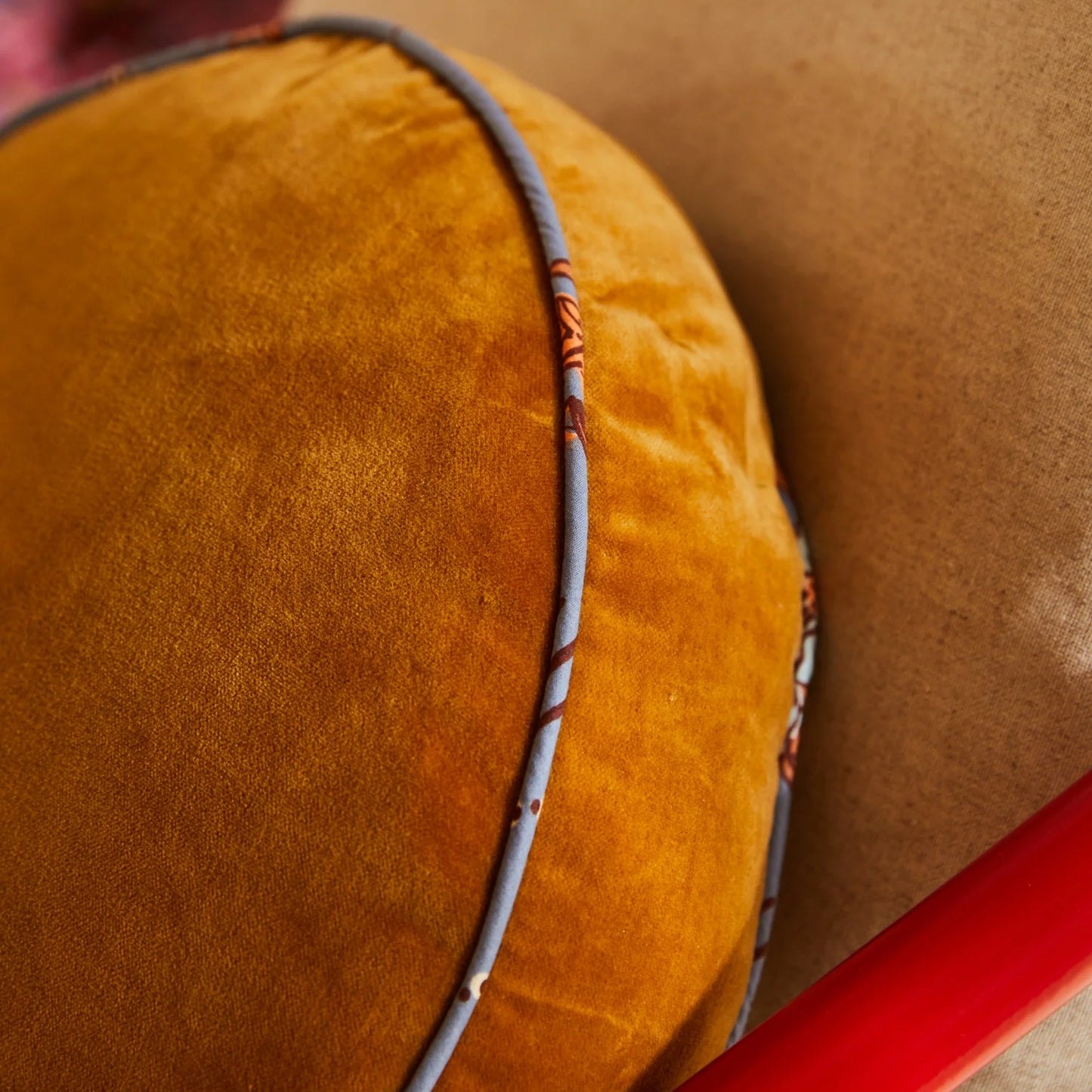 Sage X Clare - Castilo Round Velvet Cushions