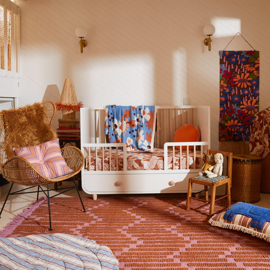 Sage X Clare - Lata Linen Cot Sheet - Fitted