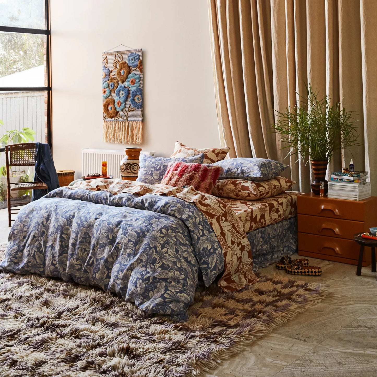 Sage X Clare - Amrita - Linen Pillowcase Set - Smoke