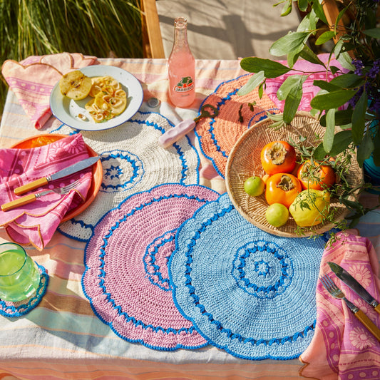 Sage X Clare - Aditi Crochet Placemats