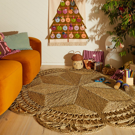 Sage X Clare - Sahana Round Seagrass Rug