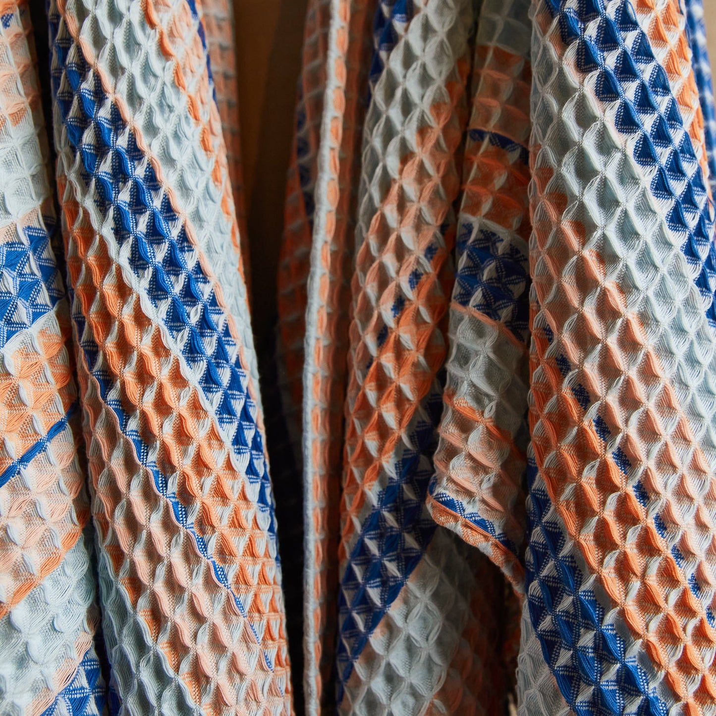Sage X Clare - Kanti Waffle Towel - Ultramarine Bath Sheet