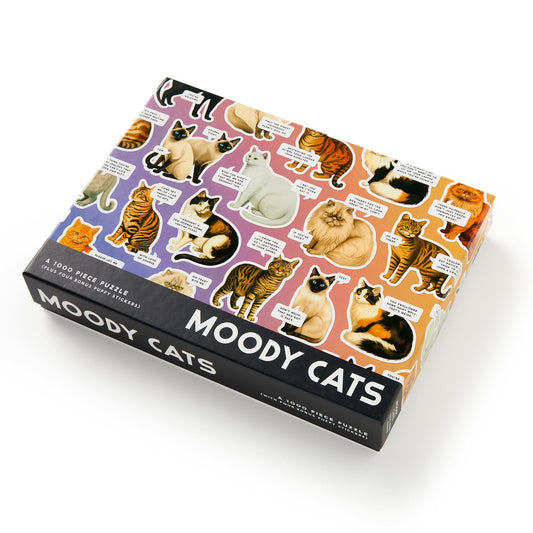 Brass Monkey - Moody Cats - 1000pc Puzzle