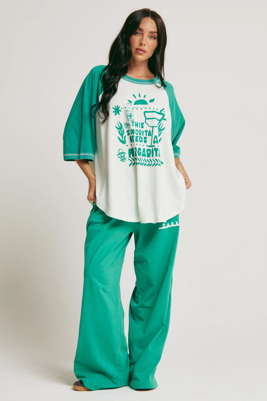 Sabbi - The Raglan Margie Tee - Green