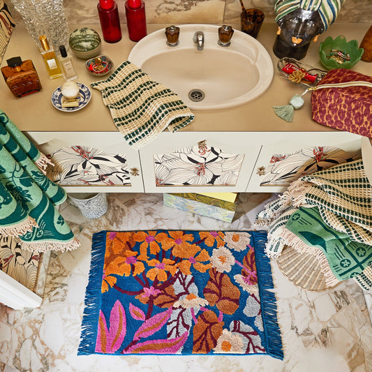 Sage X Clare - Genevieve Bath Mat - Capri