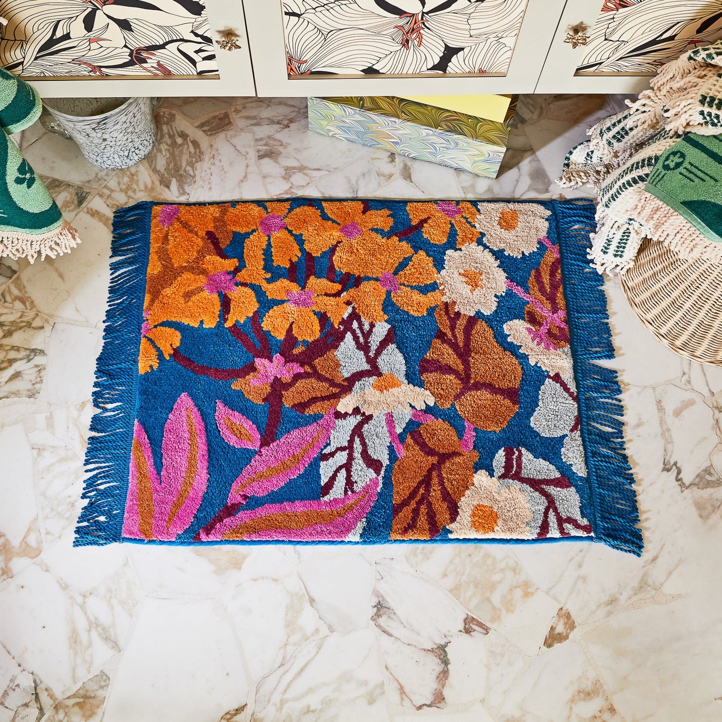 Sage X Clare - Genevieve Bath Mat - Capri