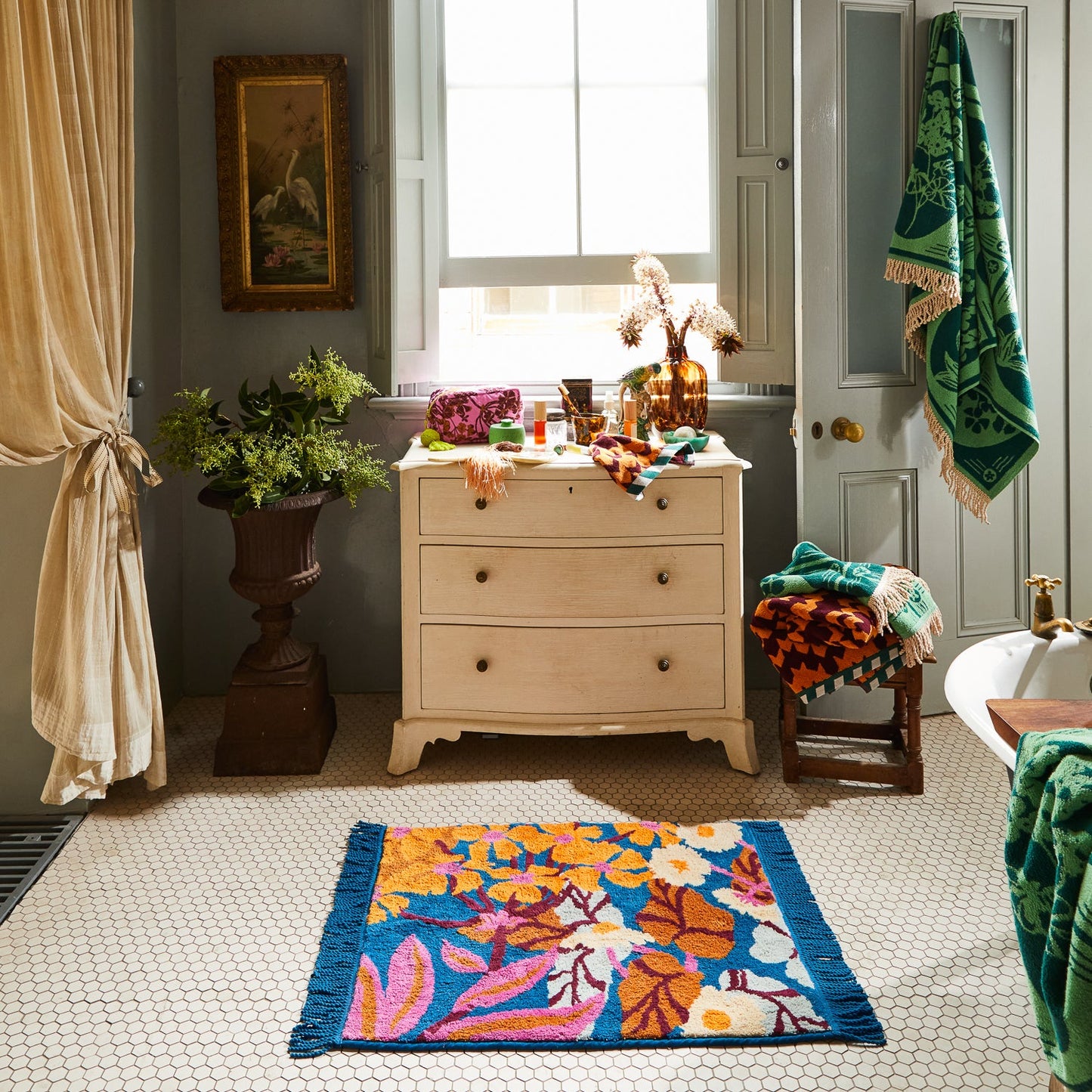 Sage X Clare - Genevieve Bath Mat - Capri