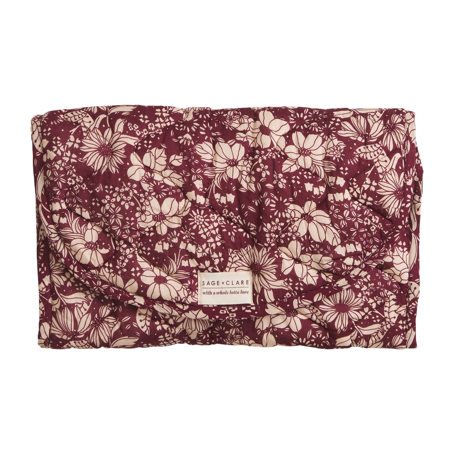 Sage X Clare - Evette Change Mat - Mahogany