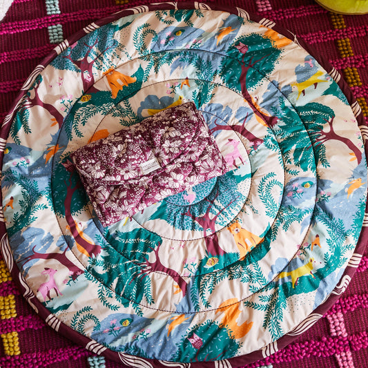 Sage X Clare - Evette Change Mat - Mahogany