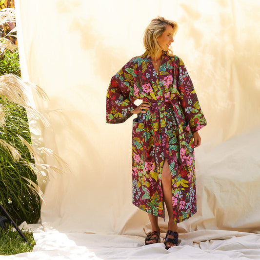 Sage X Clare - Genevieve Cotton Bath Robe