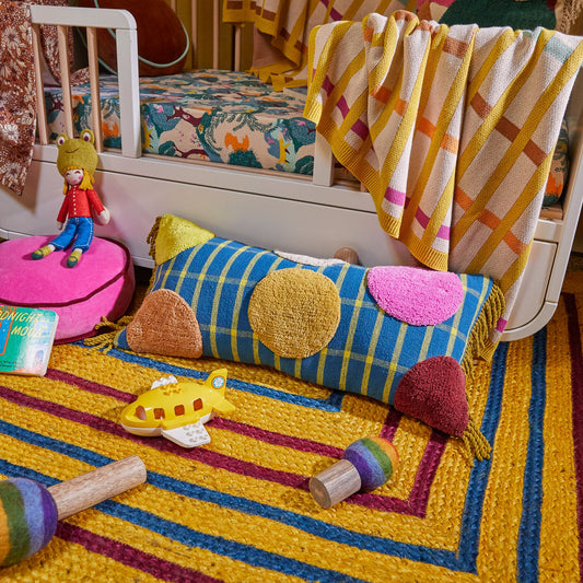 Sage X Clare - Remi Tufted Cushion - Capri