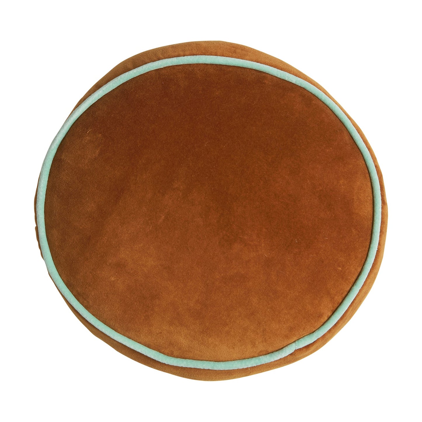 Sage X Clare - Castilo Round Velvet Cushion - Copper