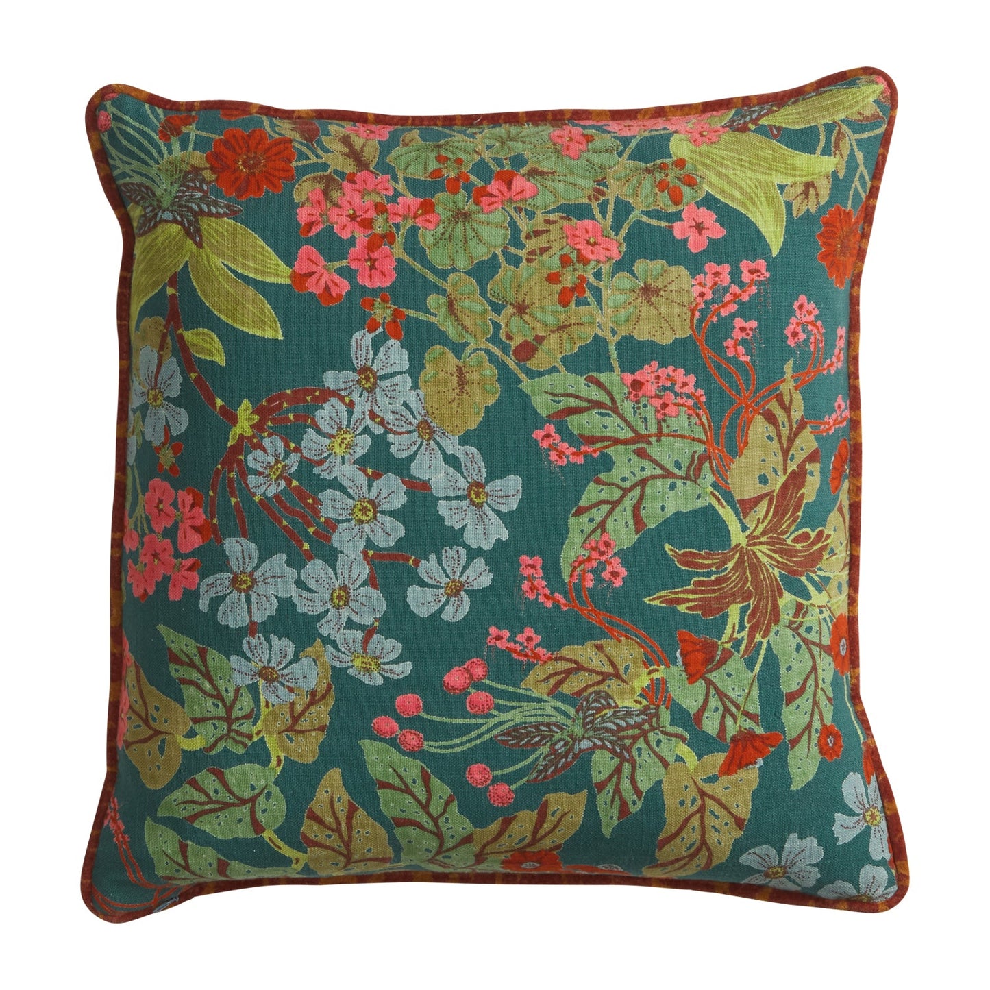 Sage X Clare - Claire Reversible Cushion - Jade