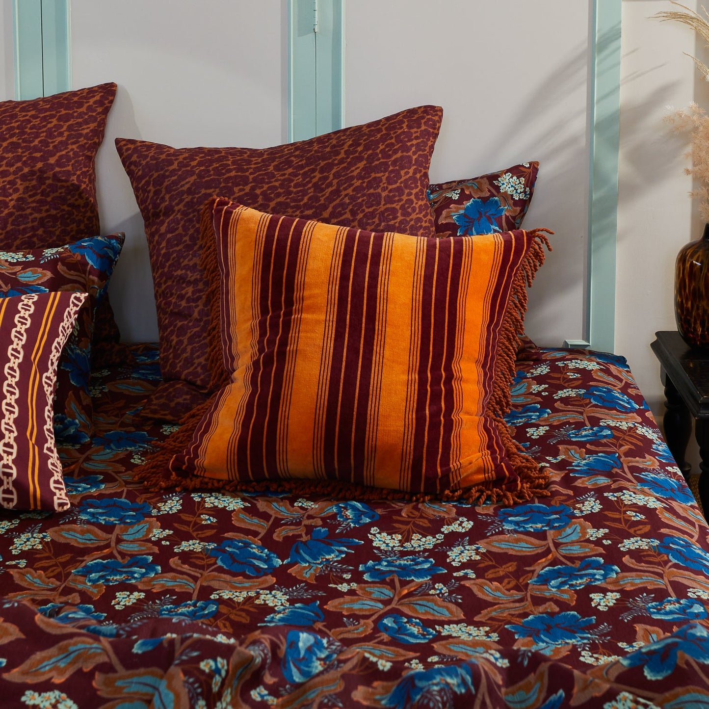 Sage X Clare - Brigitte Velvet Cushion - Kent