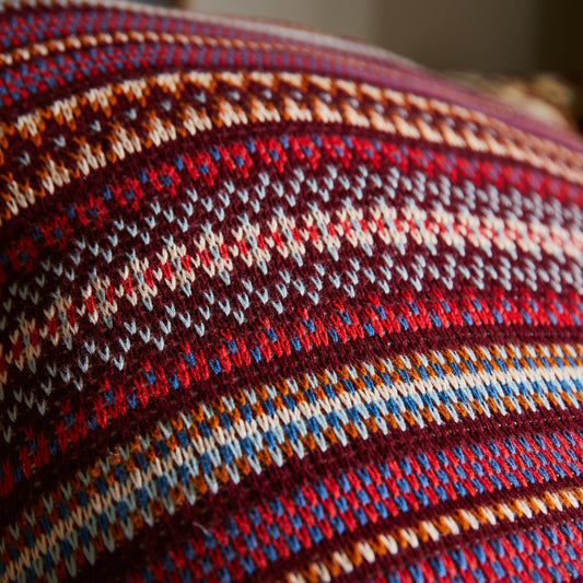 Sage X Clare - Arlette Knit Cushion - Mahogany