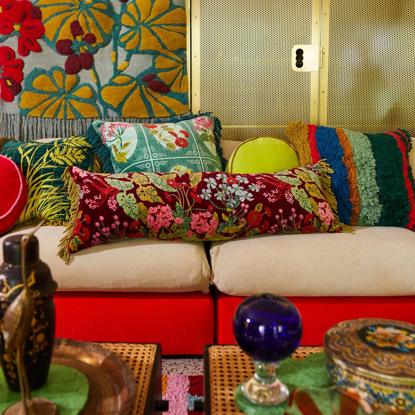 Sage X Clare - Genevieve Velvet Cushion