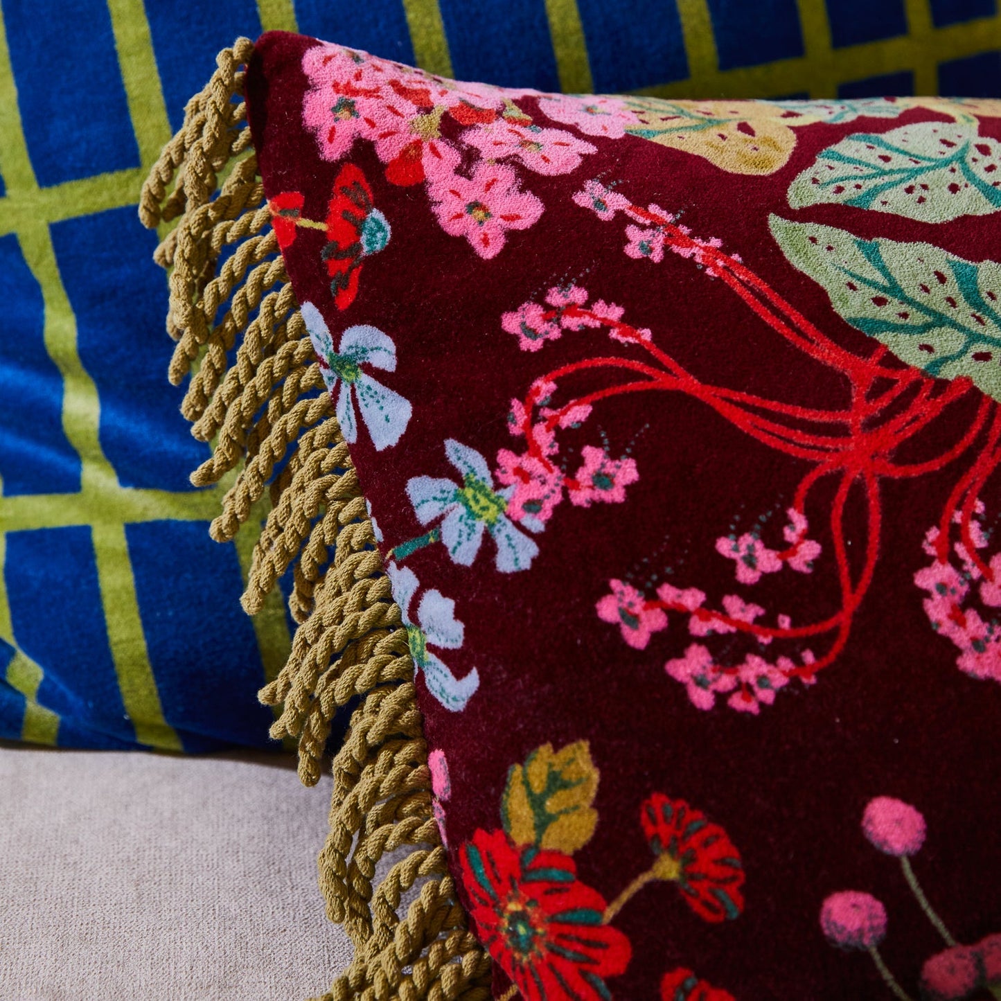 Sage X Clare - Genevieve Velvet Cushion