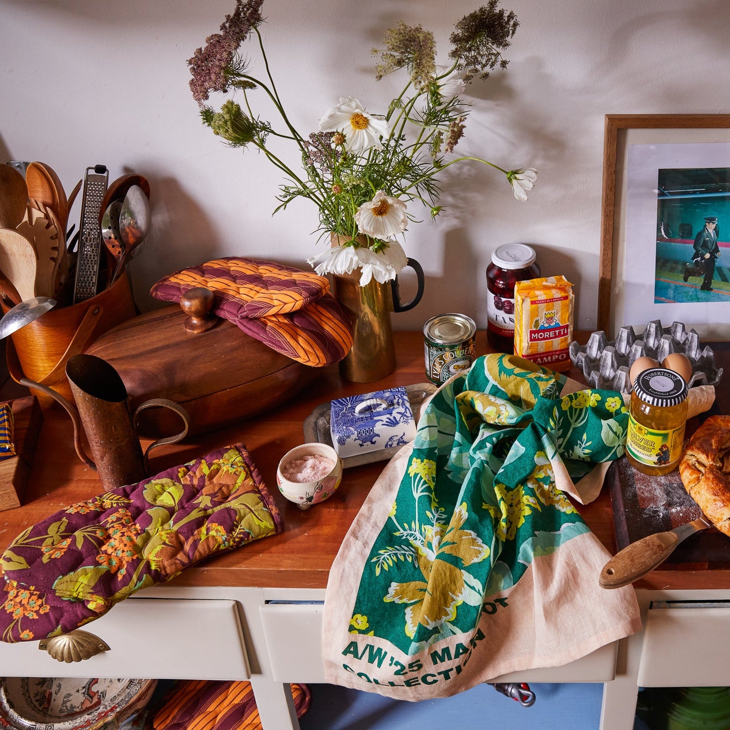 Sage X Clare - Margot Linen Tea Towel