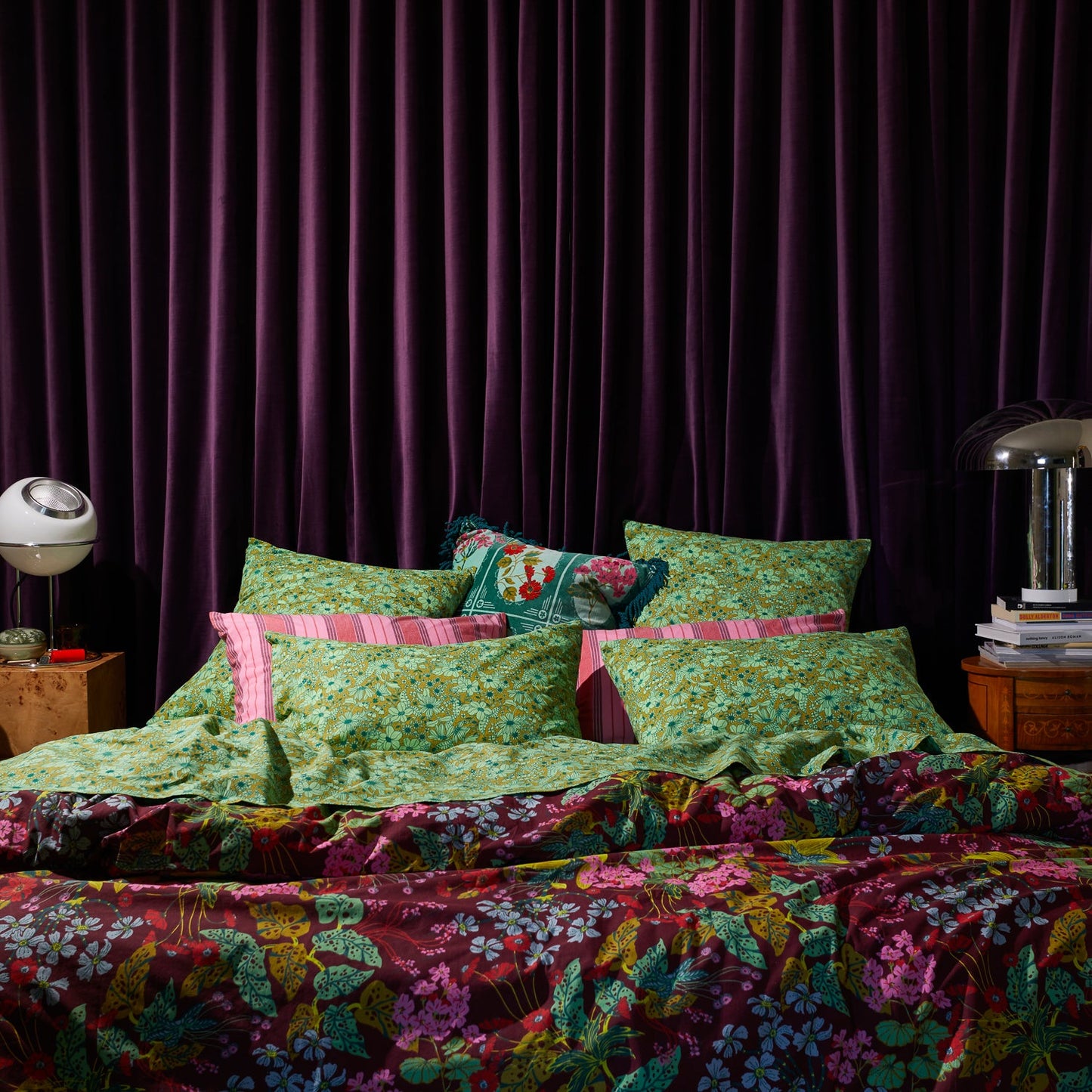 Sage X Clare - Evette Cotton Euro Pillowcase Set - Olive