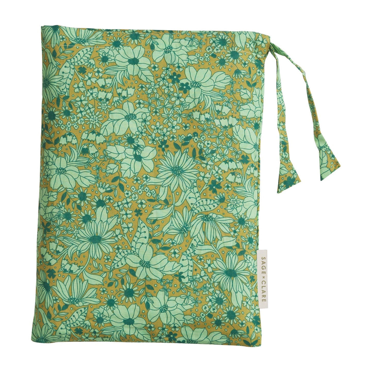 Sage X Clare - Evette Cotton Euro Pillowcase Set - Olive