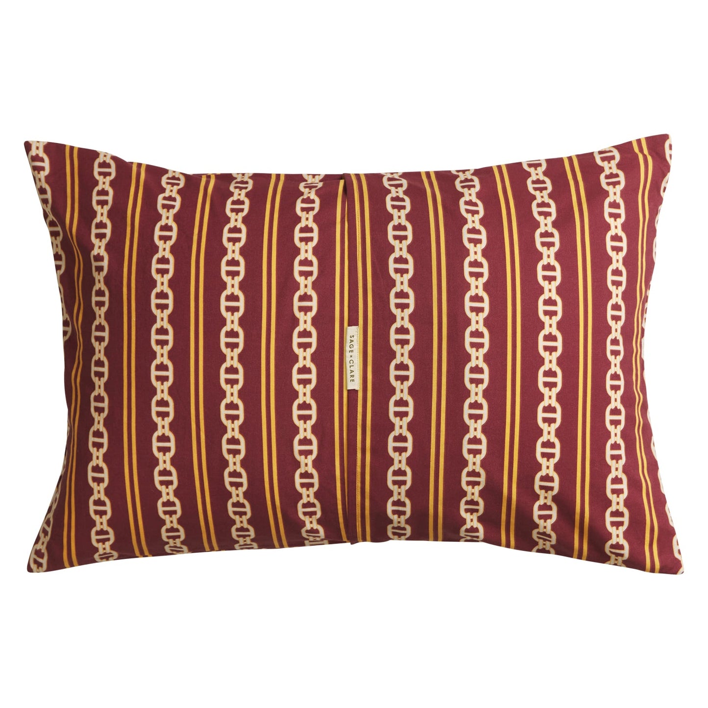 Sage X Clare - Acadia Cotton Standard Pillowcase Set - Mahogany