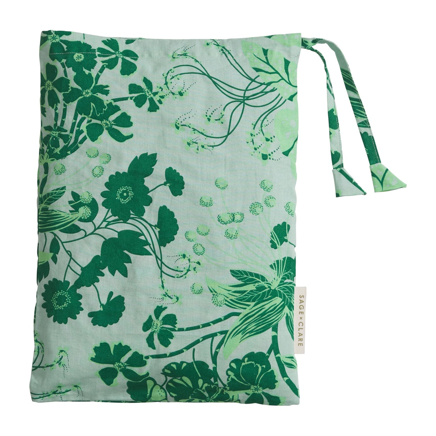Sage X Clare - Jeanette Cotton Standard Pillowcase Set - Jade