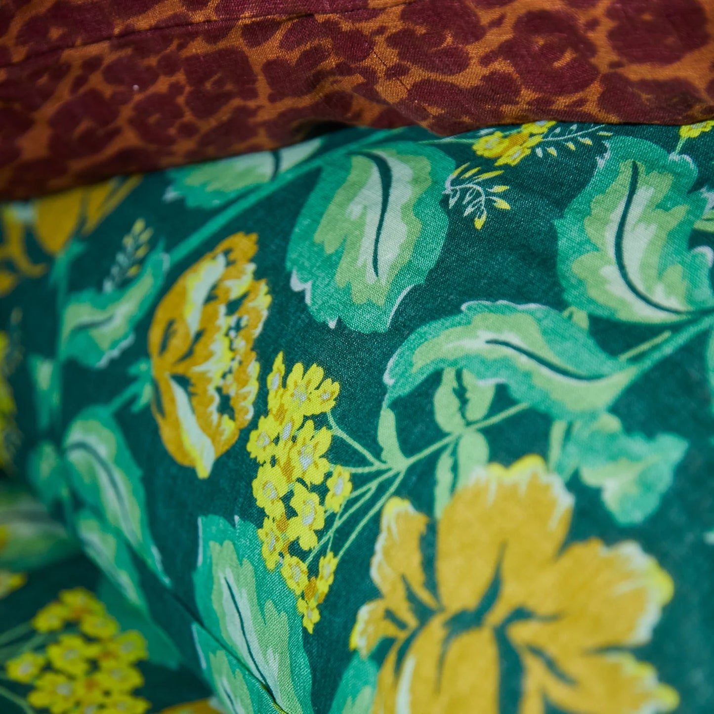 Sage X Clare - Margot Linen Standard Pillowcase Set - Forest