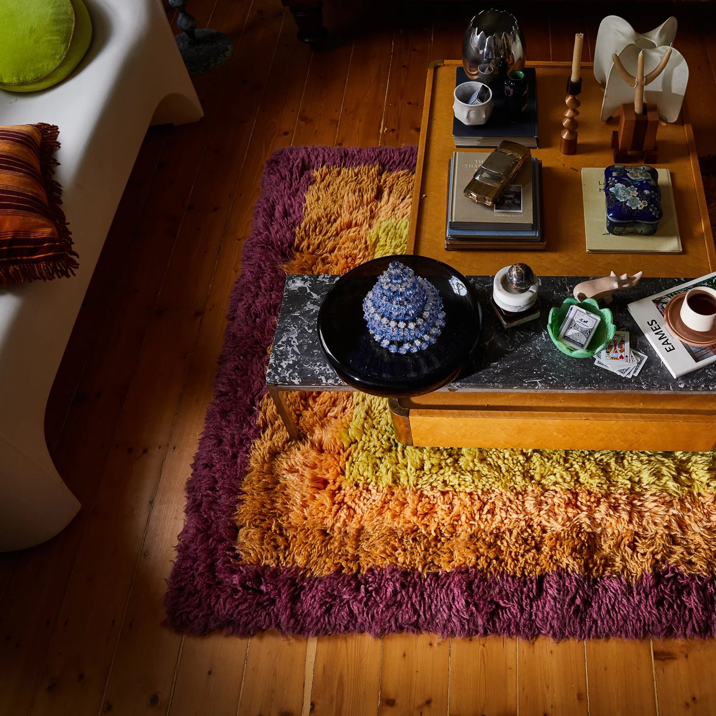 Sage X Clare - Reeva Beni Rug - Chartreuse - 150x210cm