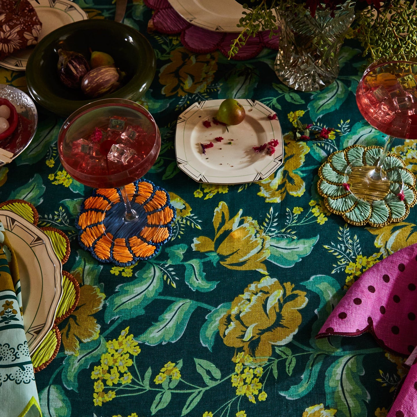 Sage X Clare - Margot Table Cloth - Forest